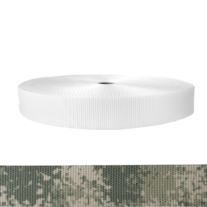 1-1/2 Inch Utility Polyester Webbing Camouflage Digital Grunt