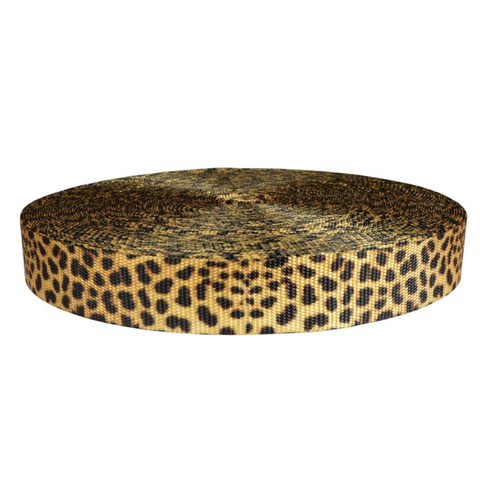 1-1/2 Inch Utility Polyester Webbing Leopard