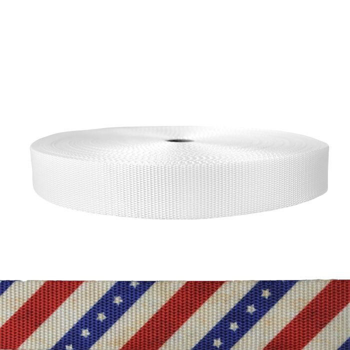 1-1/2 Inch Utility Polyester Webbing Patriot