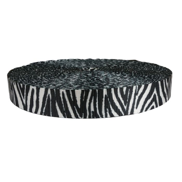 1-1/2 Inch Utility Polyester Webbing Zebra