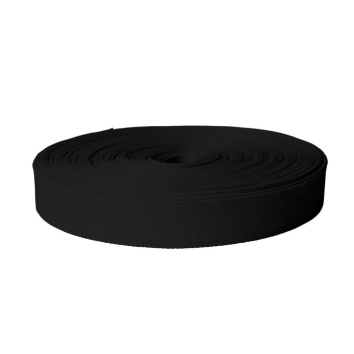 1 Inch Polyester Ribbon Black