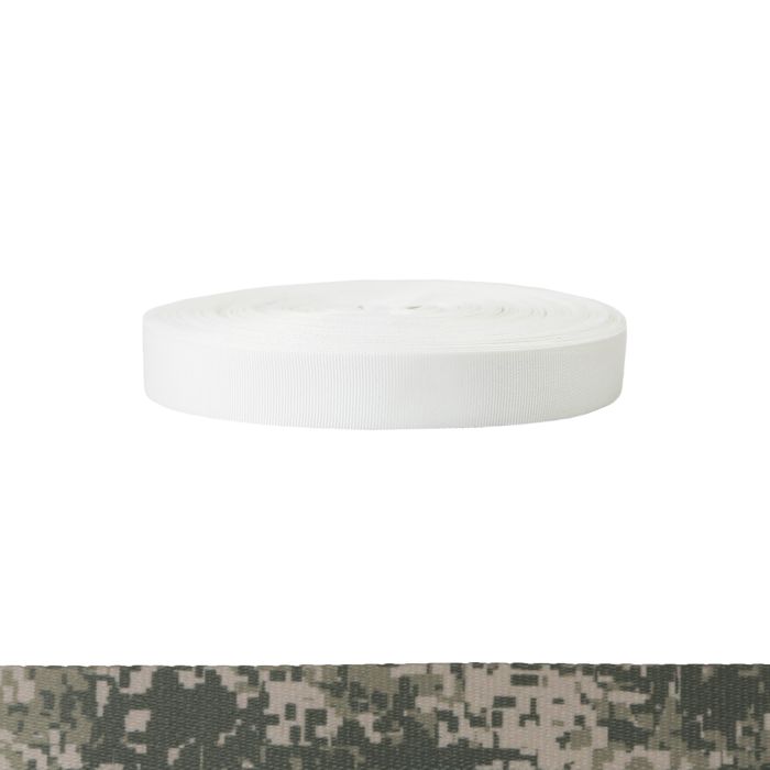 1 Inch Polyester Ribbon Camouflage Digital Grunt