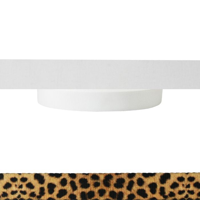 1 Inch Polyester Ribbon Leopard