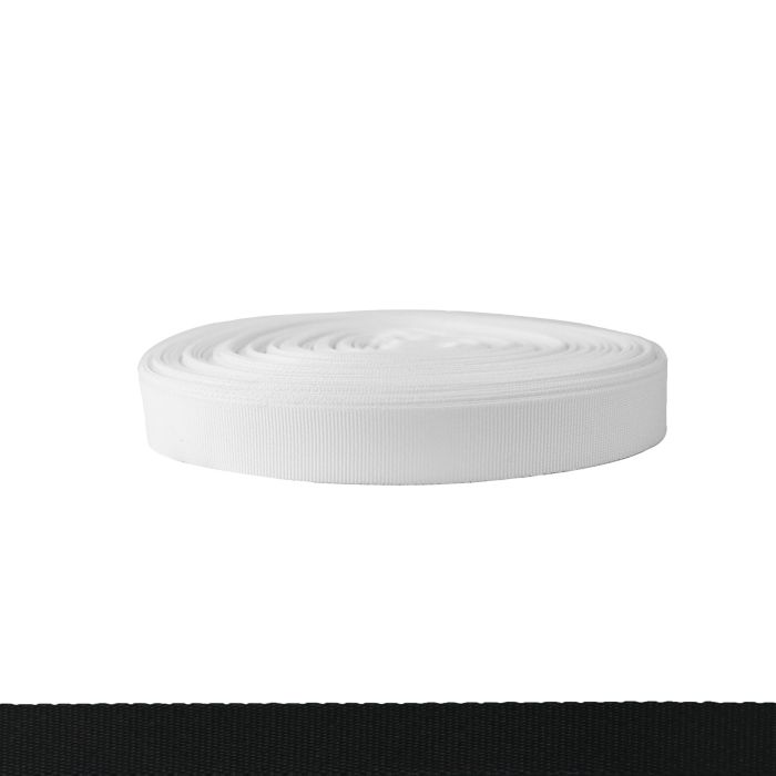 3/4 Inch Polyester Ribbon Charcoal