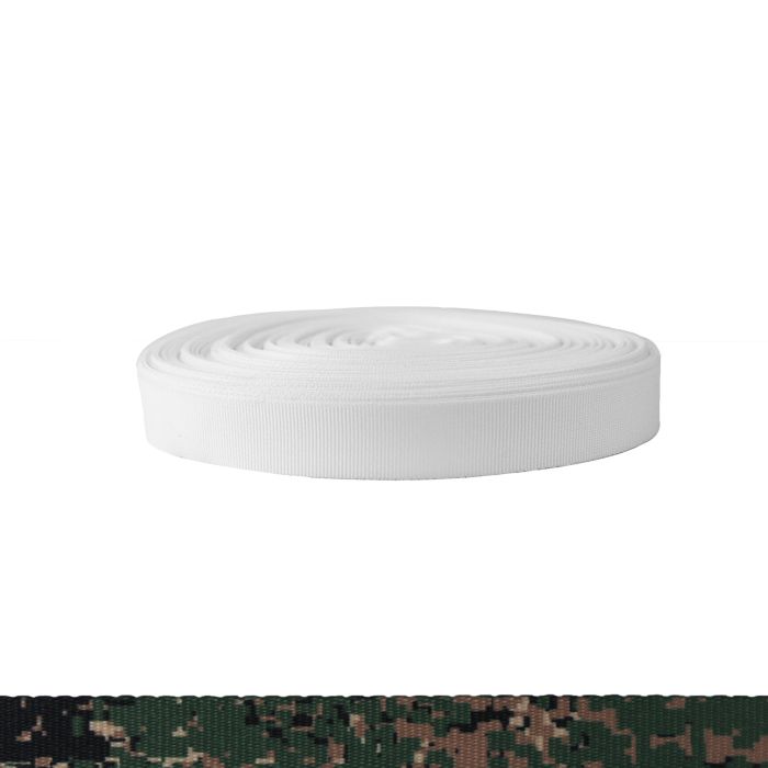 3/4 Inch Polyester Ribbon Camouflage Jarhead