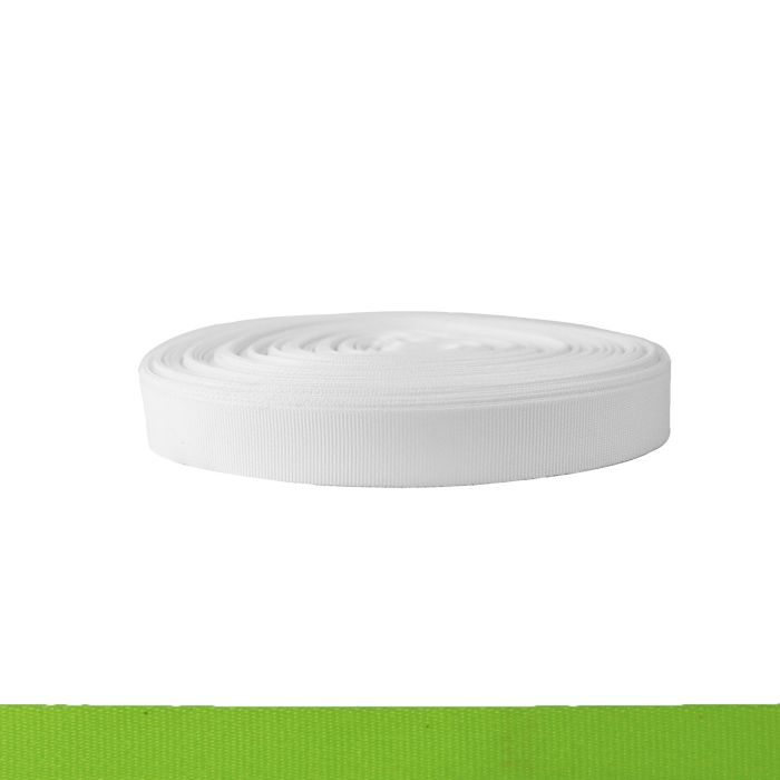 3/4 Inch Polyester Ribbon Lime Green