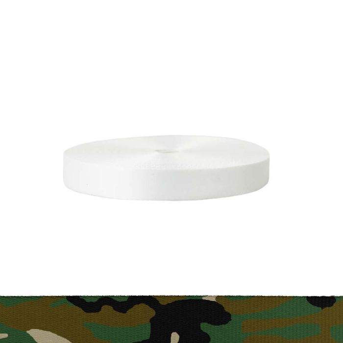 1 Inch Polyester Satin Camouflage Original