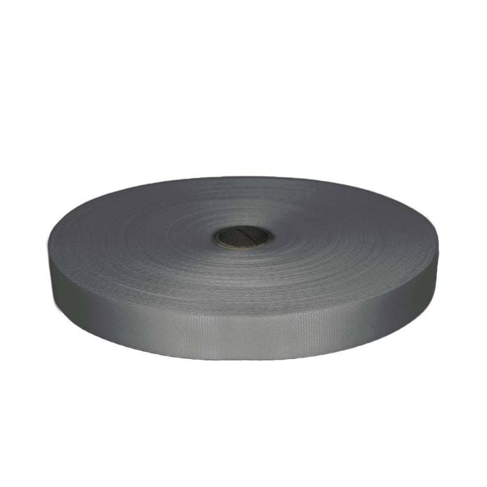 1 Inch Polyester Satin Gray