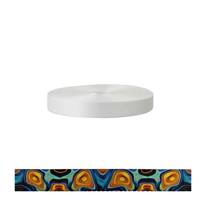 1 Inch Polyester Satin Psychic Whorl