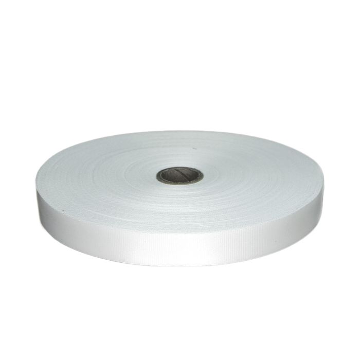 1 Inch Polyester Satin White