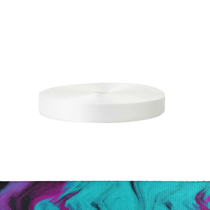 1 Inch Polyester Satin Wicked Purple