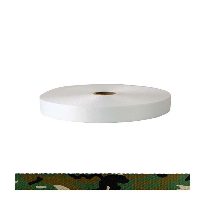 3/4 Inch Polyester Satin Camouflage Original