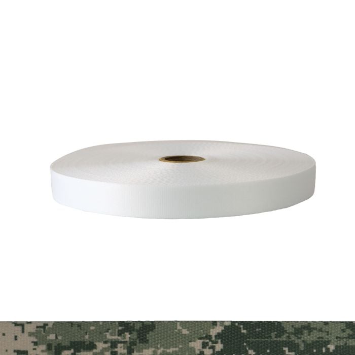 3/4 Inch Polyester Satin Camouflage Digital Grunt