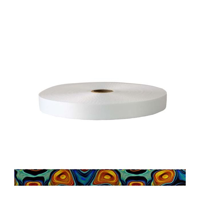 3/4 Inch Polyester Satin Psychic Whorl