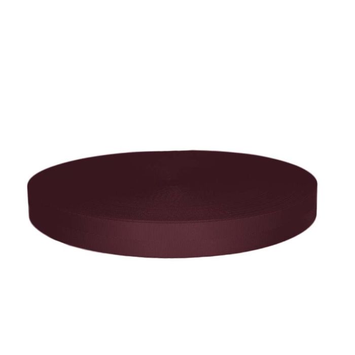 1 Inch Seatbelt Polyester Burgundy