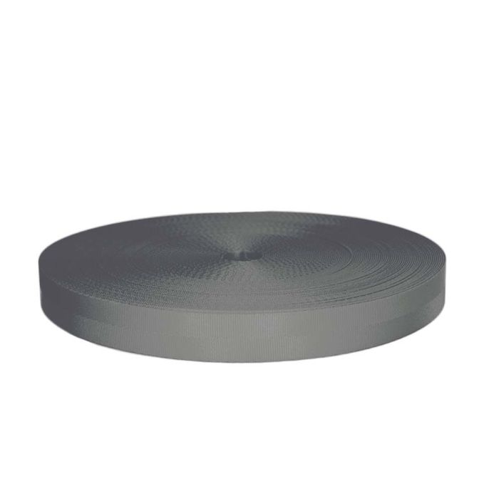 1 Inch Seatbelt Polyester Gray