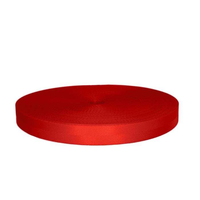 1 Inch Seatbelt Polyester Red