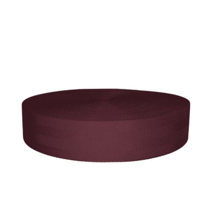 2 Inch Seatbelt Polyester Burgundy