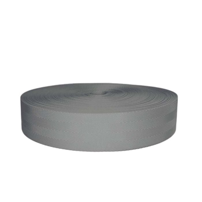 2 Inch Seatbelt Polyester Gray