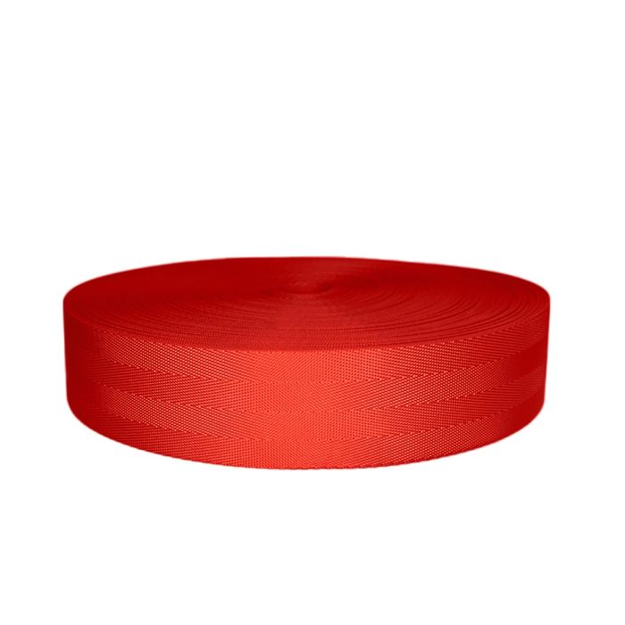 2 Inch Seatbelt Polyester Red