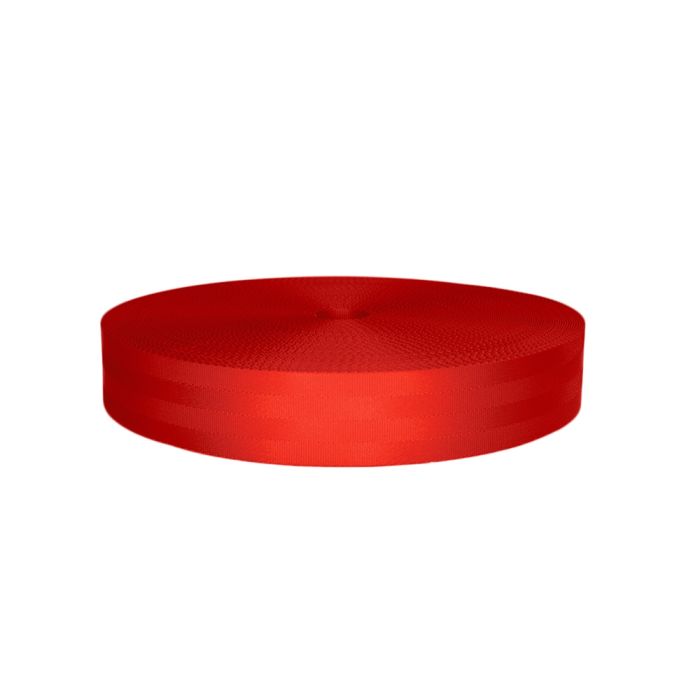 1-1/2 Inch Seatbelt Polyester Red