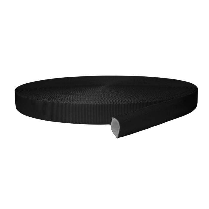 1 Inch Tubular Polyester Black