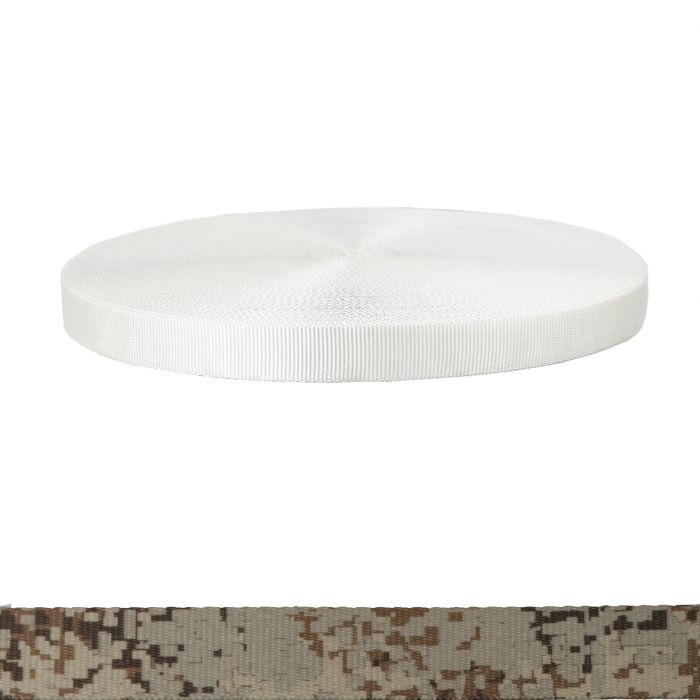 1 Inch Tubular Polyester Camouflage Digital Desert
