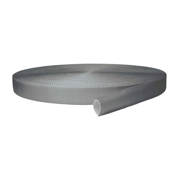 1 Inch Tubular Polyester Gray