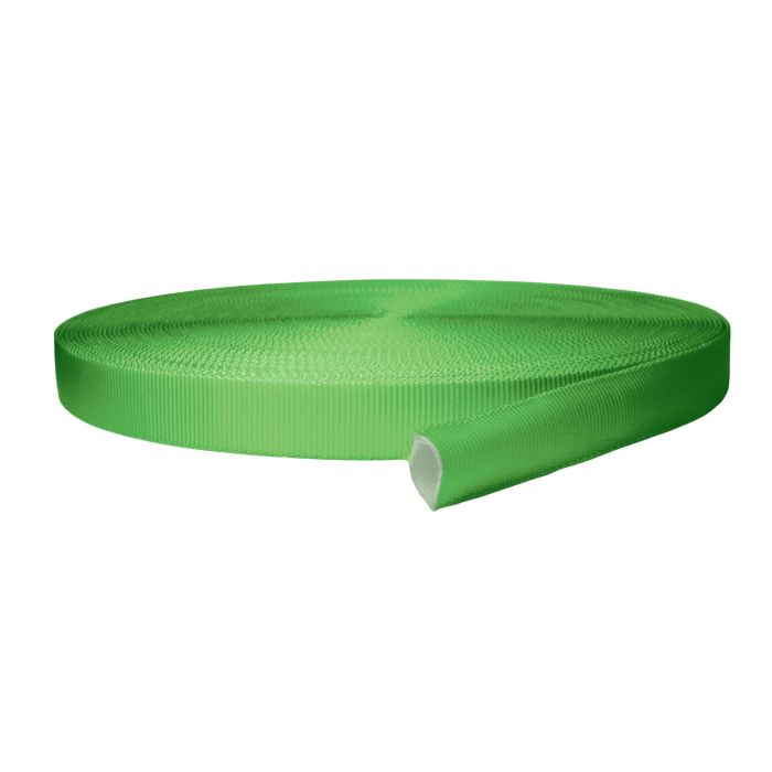1 Inch Tubular Polyester Lime Green
