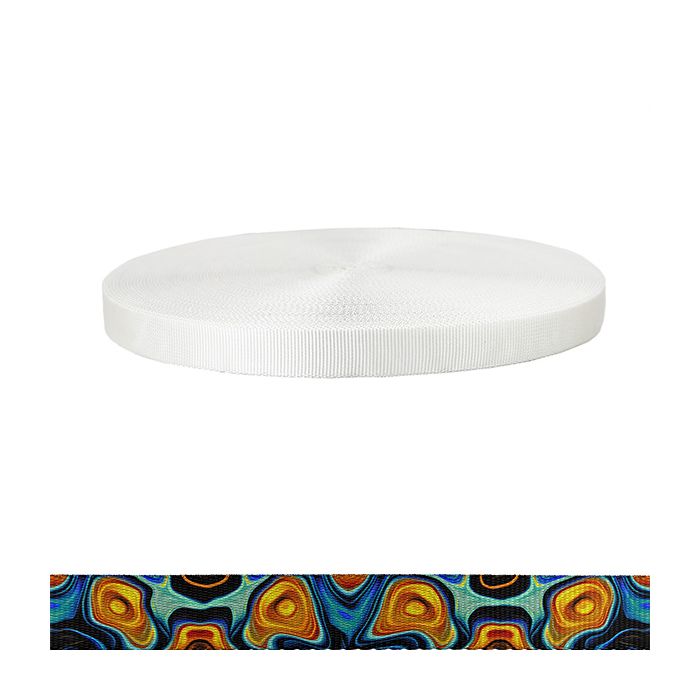 1 Inch Tubular Polyester Psychic Whorl