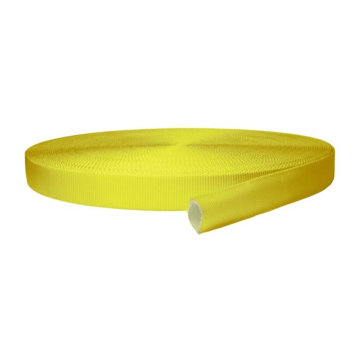 1 Inch Tubular Polyester Yellow