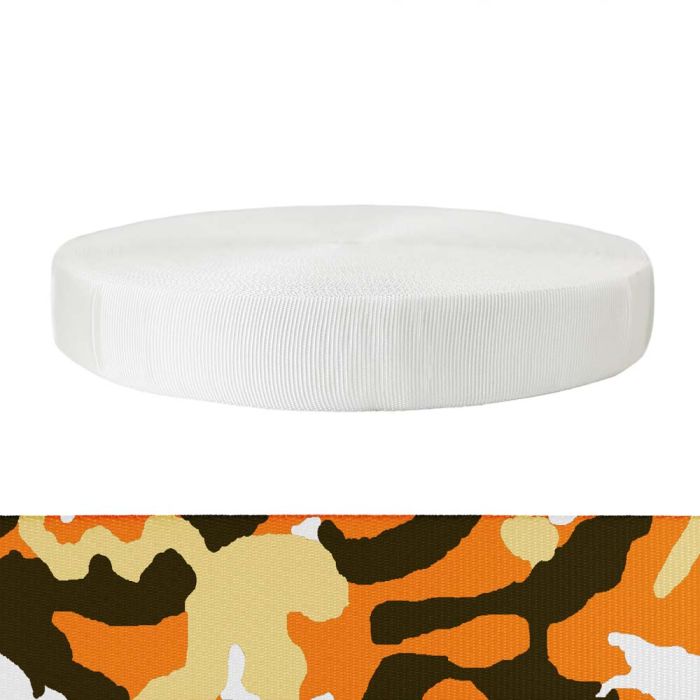 2 Inch Tubular Polyester Camouflage Autumn