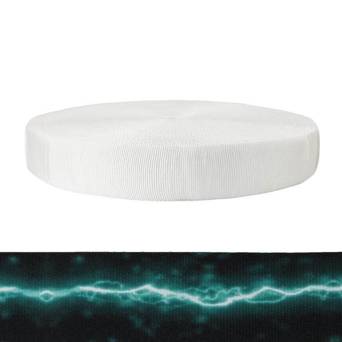 2 Inch Tubular Polyester Lightning Splatter