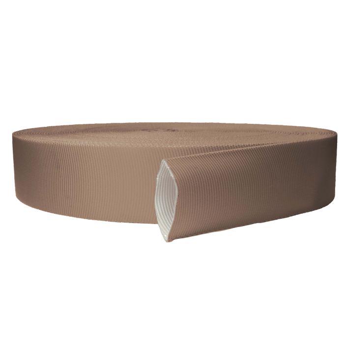 2 Inch Tubular Polyester Tan