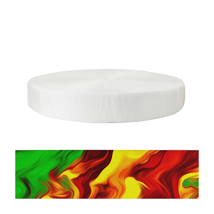 2 Inch Tubular Polyester Wicked Rasta