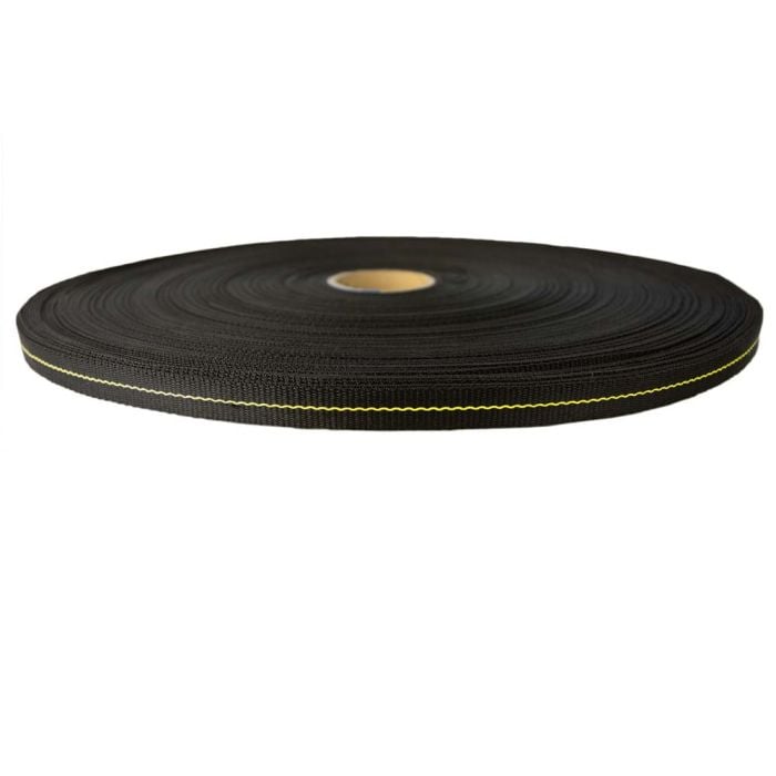 1 Inch High Tenacity Polypropylene Black