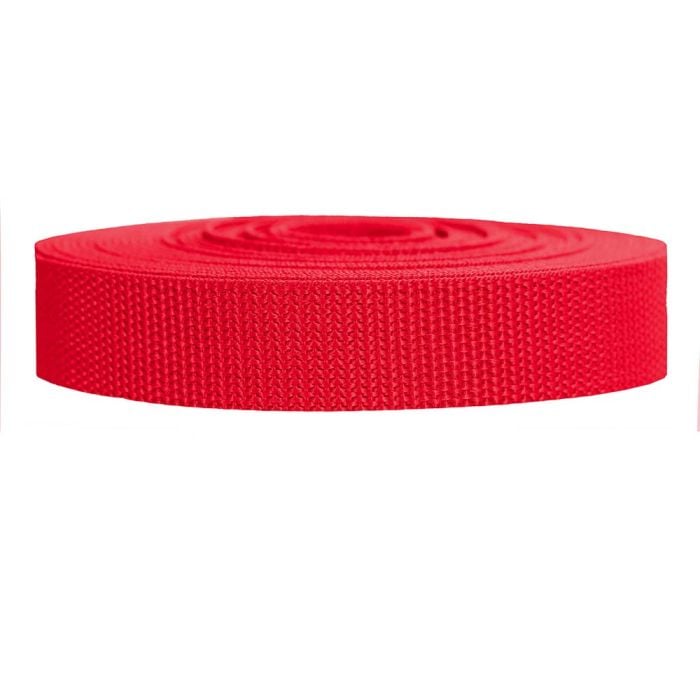 1 Inch Heavyweight Polypropylene Red