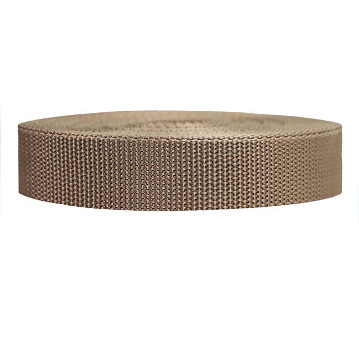 1 Inch Heavyweight Polypropylene Tan