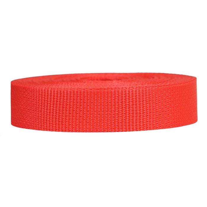 1 Inch Lightweight Polypropylene Blood Orange