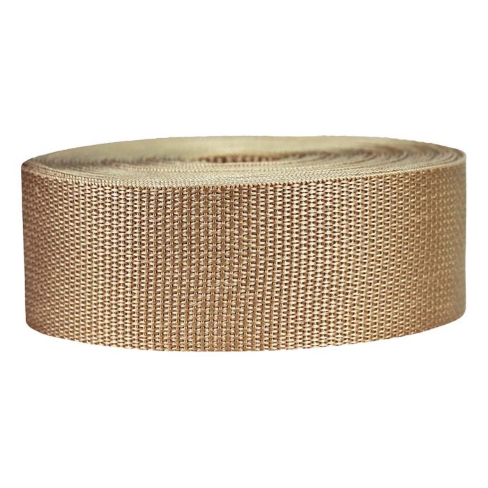 2 Inch Lightweight Polypropylene Khaki