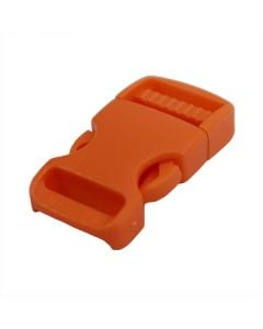 3/4 Inch Plastic Side Release Buckle Single Adjust Orange