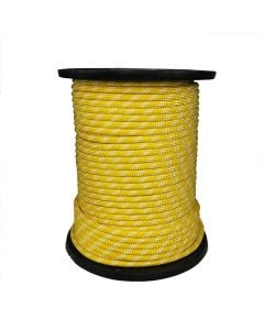 1/2 Inch Kernmantle Rope - Yellow with White Tracer