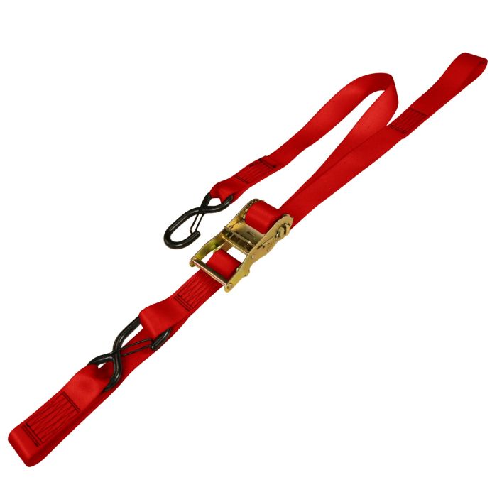 1 1/2 Inch Soft Tie Motorcycle Ratchet Strap
