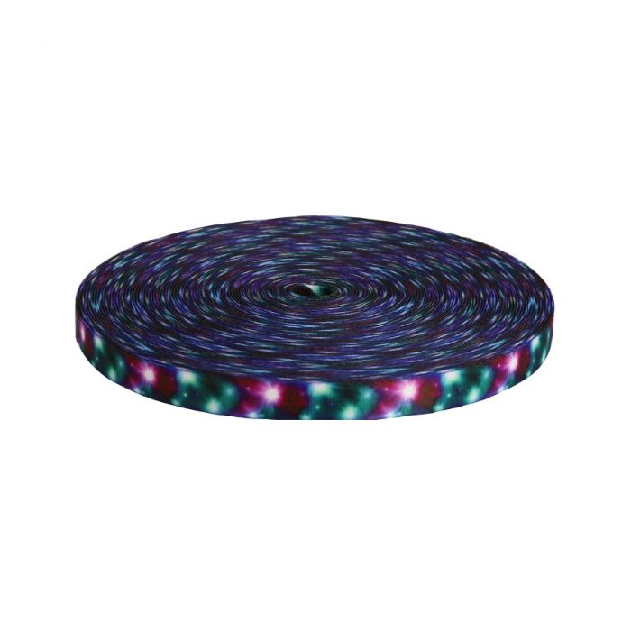 3/4 Inch Picture Quality Polyester Webbing Cosmic Ray