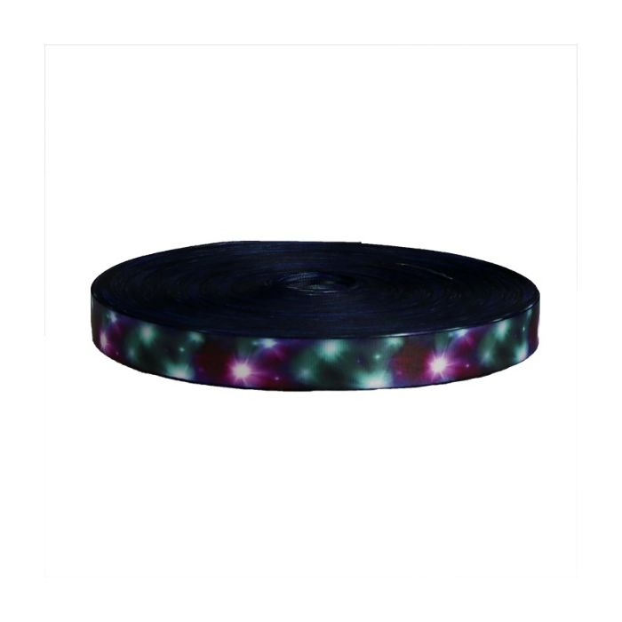 1 Inch Polyester Satin Cosmic Ray