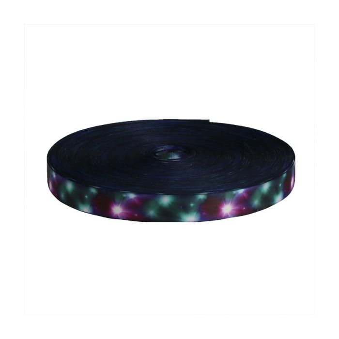 3/4 Inch Polyester Satin Cosmic Ray