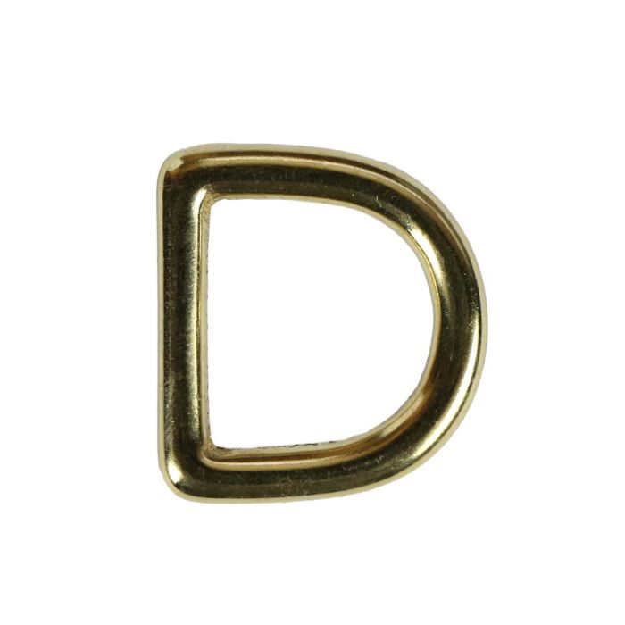 3/4 Inch Solid Brass D-Ring