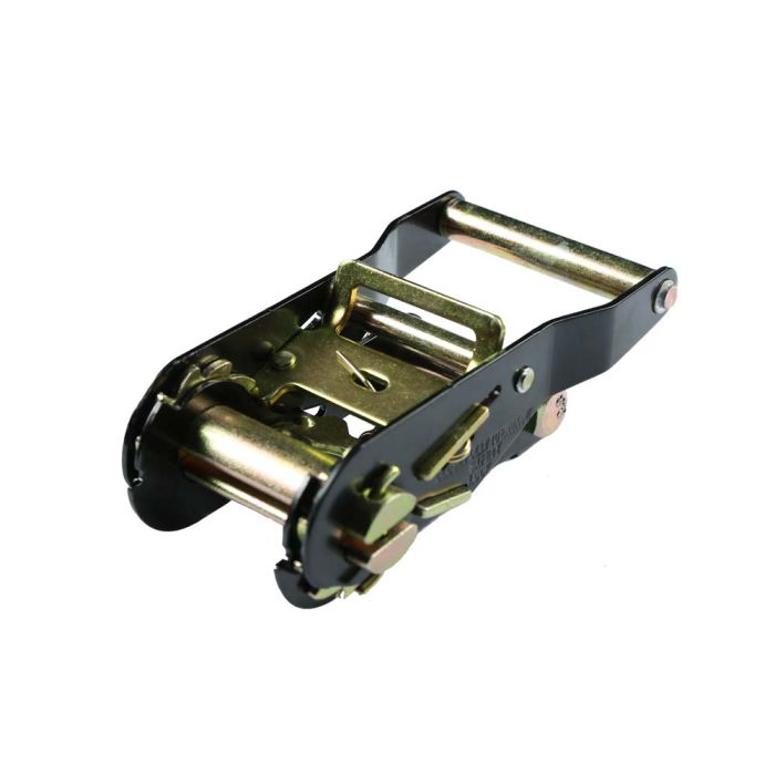 1 1/2 Inch Black Plated Ratchet Buckle