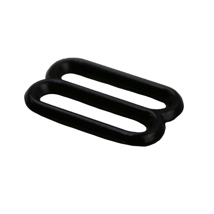 1 Inch Round Black Plated Metal 3-Bar Slide