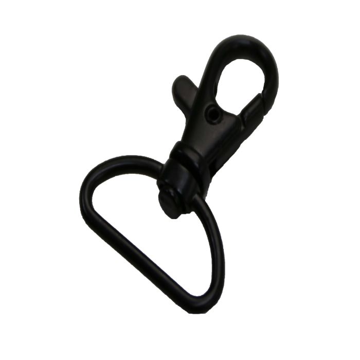1 Inch Light Duty Black Plated Metal Trigger Snap